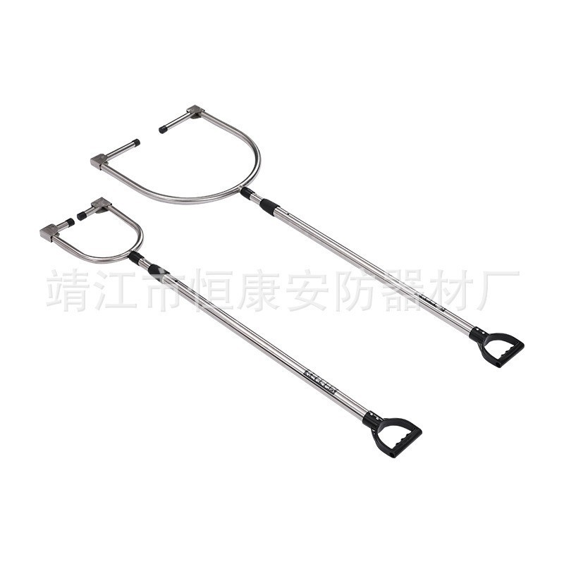 Wholesale U-Shaped Waist Fork Catcher Anti-Riot Steel Fork Campus Bank Kindergarten Security Equipment Security Equipment Supplies