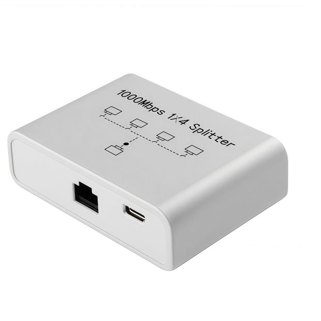 Cross-Border Gigabit 5-Port Switch Security Monitoring Desktop Hub USB Powered Adaptive Ethernet Switch