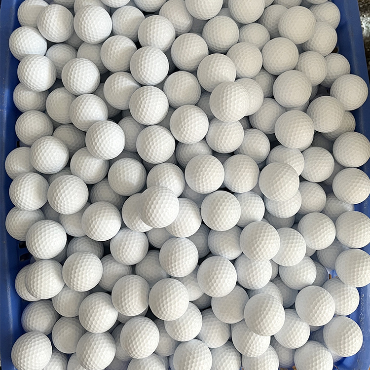 Golf Training Practice Double-Layer Practice Ball Production Golf Colorful Ball Mark Two-Layer Training Ball