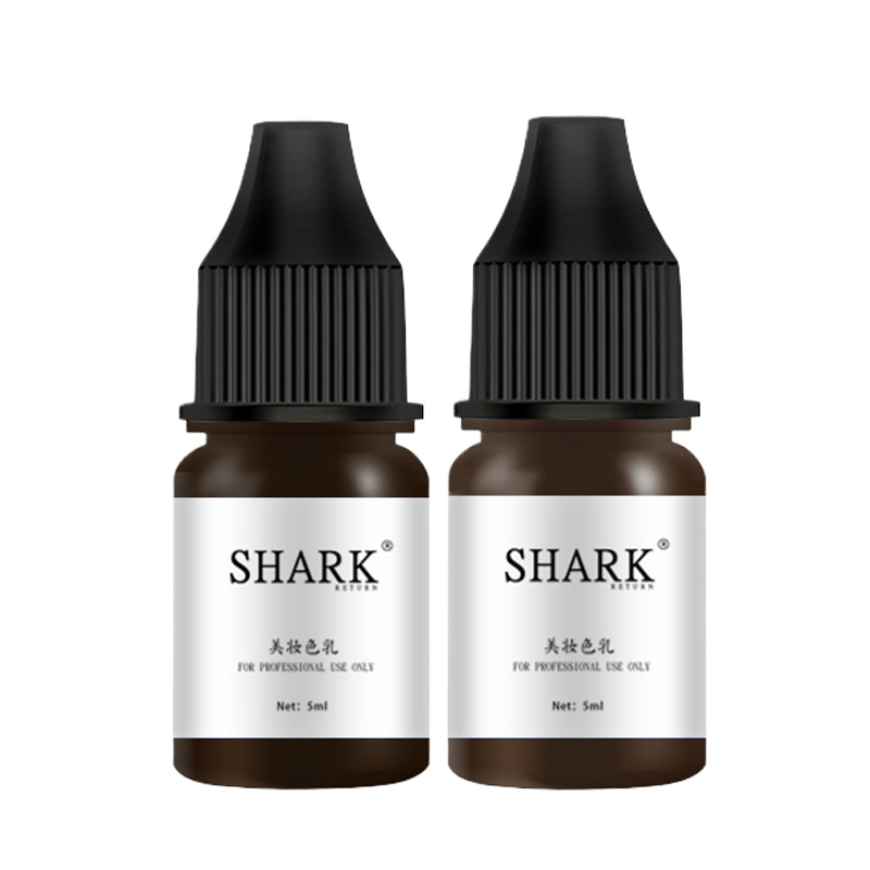 Imported Pure Liquid Tattoo Color Material Line Eyebrow Mist Eyebrow Pure Plant Color Emulsion Changes Red Eyebrows Without Turning Red and Blue and Retains Color for 5 Years