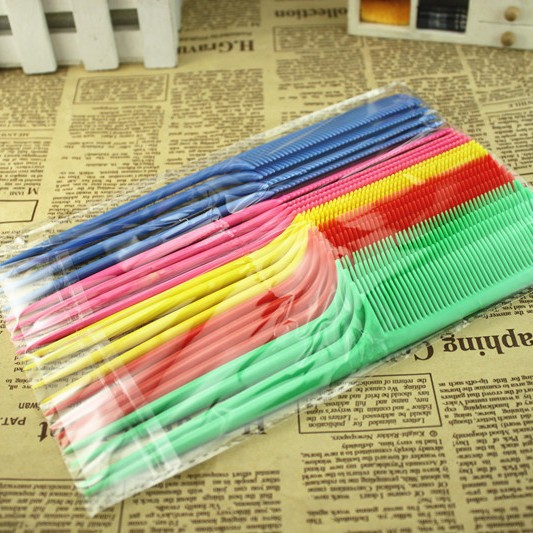Color Pointed Tail Comb Thin Comb Hair-dressing Comb Hair-picking Comb Hair-dressing Comb Partition Comb Hair-dressing Comb