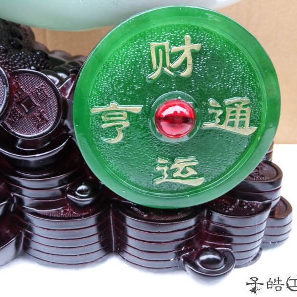 Caiyuan Hengtong Caiyuan Guangjin Jade Cabbage Resin Crafts Feng Shui Ornaments Opening Home Decoration Gifts