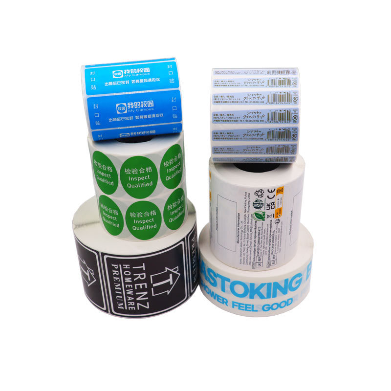 Customized Stickers, Three-Proof Thermal Paper, Coated Paper, Sealing Labels, Printing Paper, Colorful Self-Adhesive Stickers, Customized