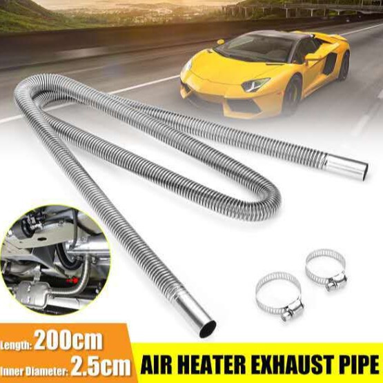 3 m long parking heater exhaust pipe air heater exhaust pipe 2.5cm25mm caliber length can be