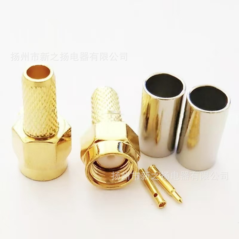 Прямые поставки разъемов RF SMA прямой мужской SMA-J-3 с внутренней резьбой, внутренним контактом, соединяющимся с 50-3/RG58, большое количество, отличное качество