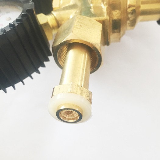 Italian European Style Grids Old Carbon Dioxide Argon All-Copper Pressure Reducer W21.8