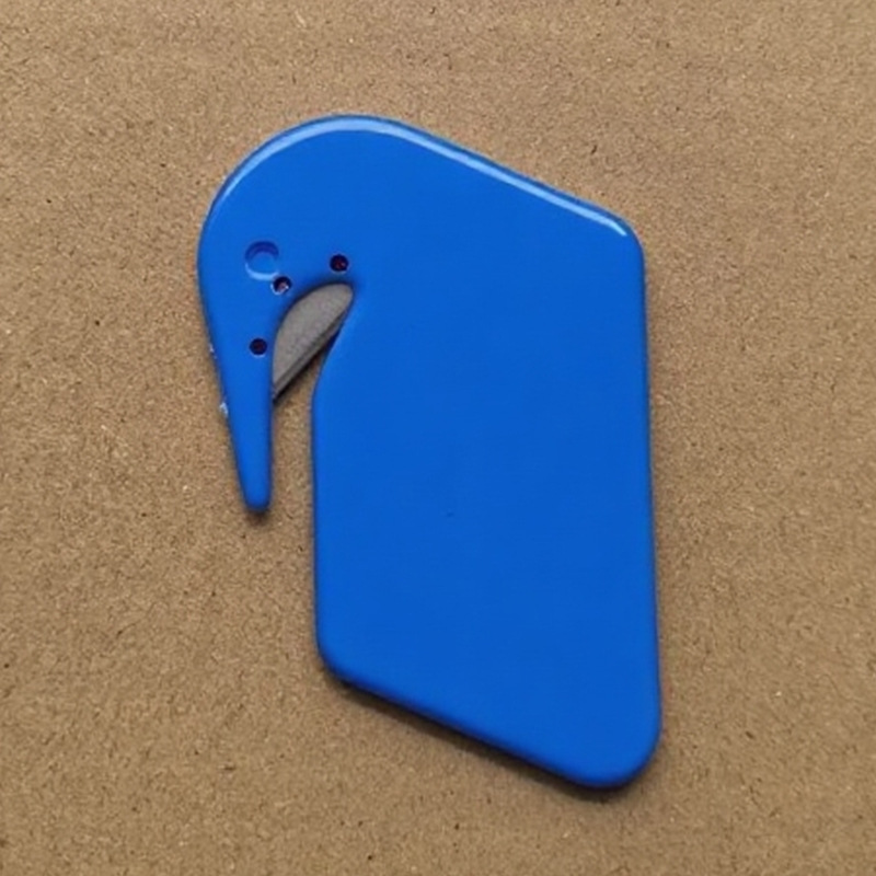 Popular Promotional Plastic Film Knife, Mattress Stainless Steel Letter Opener, Paper Cutter, Oval Opening Knife, Plastic Wallpaper Knife