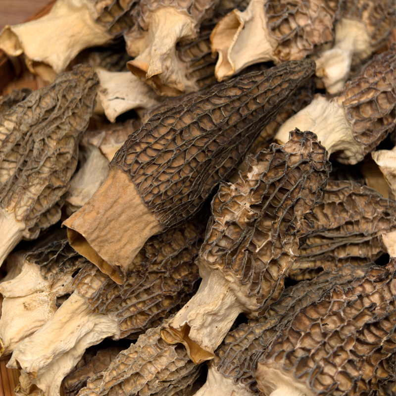 Morel 100g Yunnan Mountain Delicacies Edible Mushrooms Non-Wild Individual Head Full Stew Source Manufacturer Wholesale