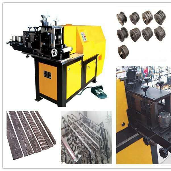 Metal Steel Pipe Square Tube Embossing Machine Cold Rolled Embossing Machine Metal Surface Embossing Treatment Equipment