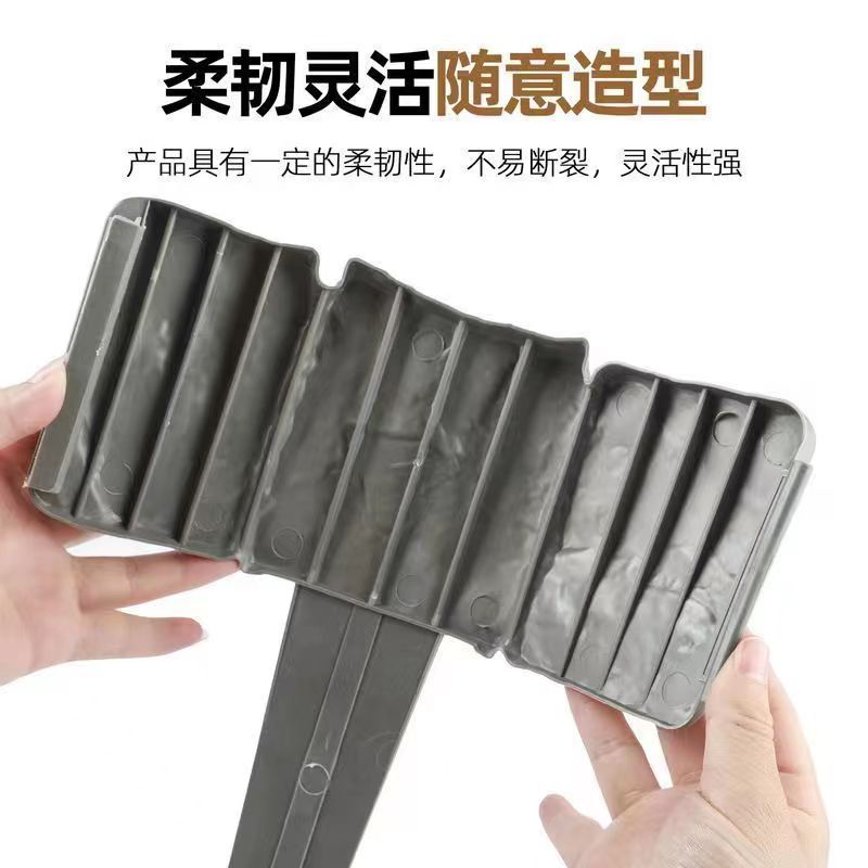 Fence stone-like garden fence plastic fence ground garden lawn fence courtyard decoration small fence