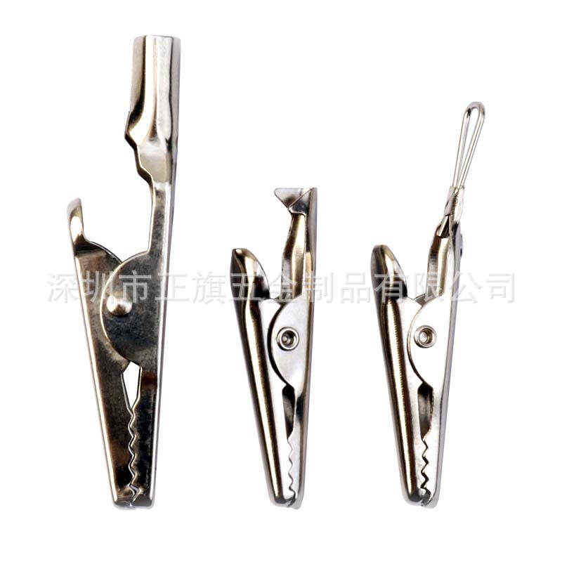 Зажим-крокодил длиной 5 см, зажим для электриков, зажим для питания, зажим для батареи, зажим для электрического кабеля, зажим для тестирования питания