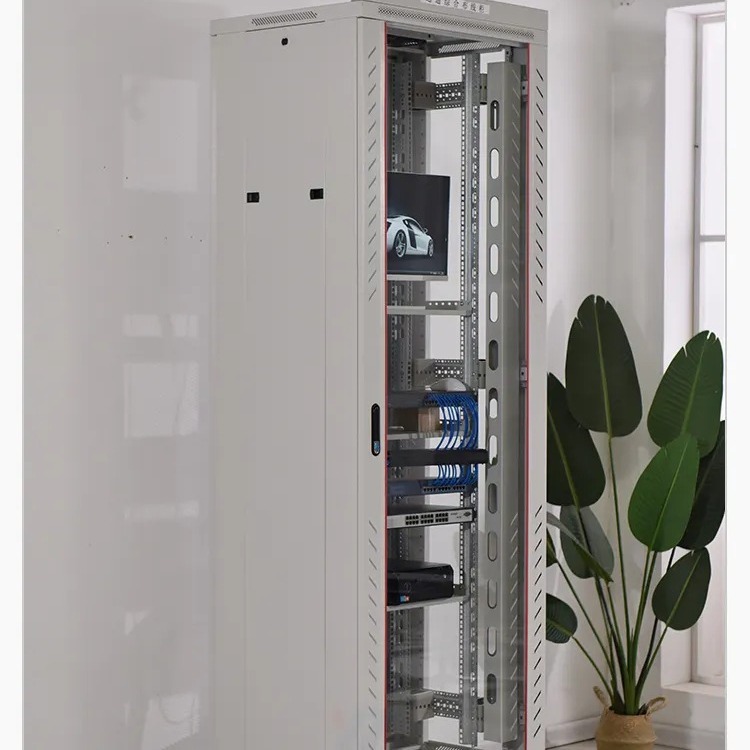 Power Box Cabinet Manufacturer Customized Cold-Rolled Steel National Grid Screen Cabinet Floor-Standing Server Monitoring Cabinet 47U Power Cabinet