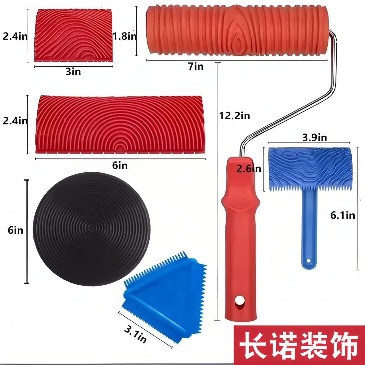 Производитель оптовой серии древесных текстур, краски для древесины, скребка для древесной коры, художественной краски с древесной текстурой, ролика для древесной текстуры