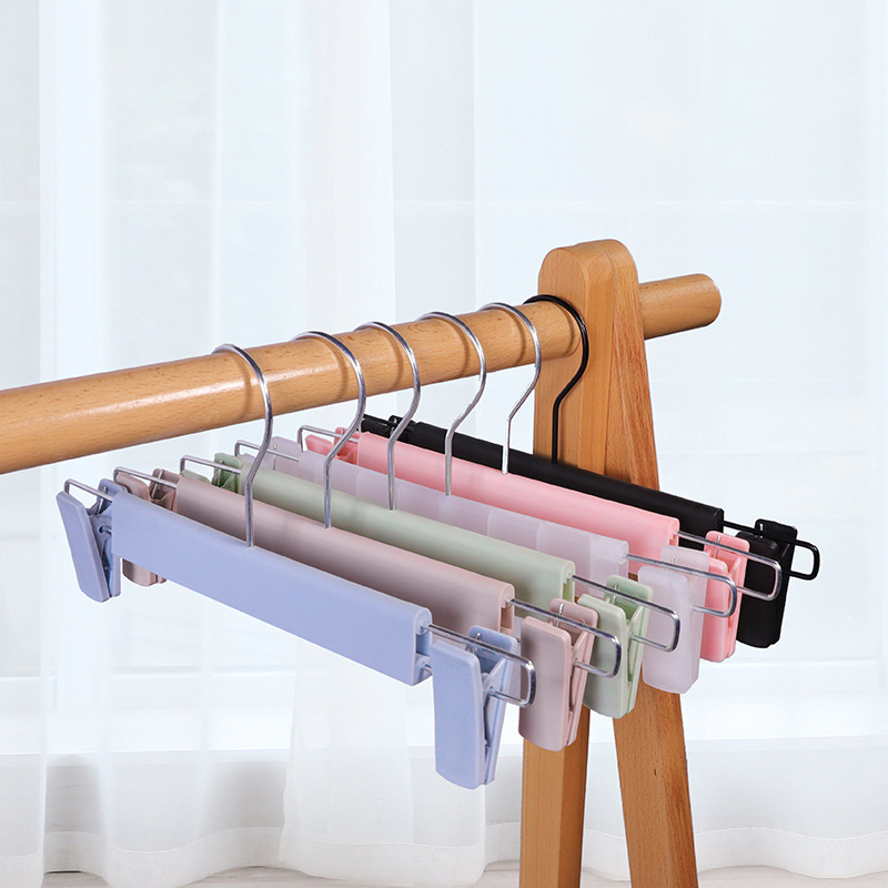 Pants Rack Clip Pants Special Storage Pants Rack Household Seamless jk Hanger Clothes Hanger Skirt Clip Drying Pants Clip