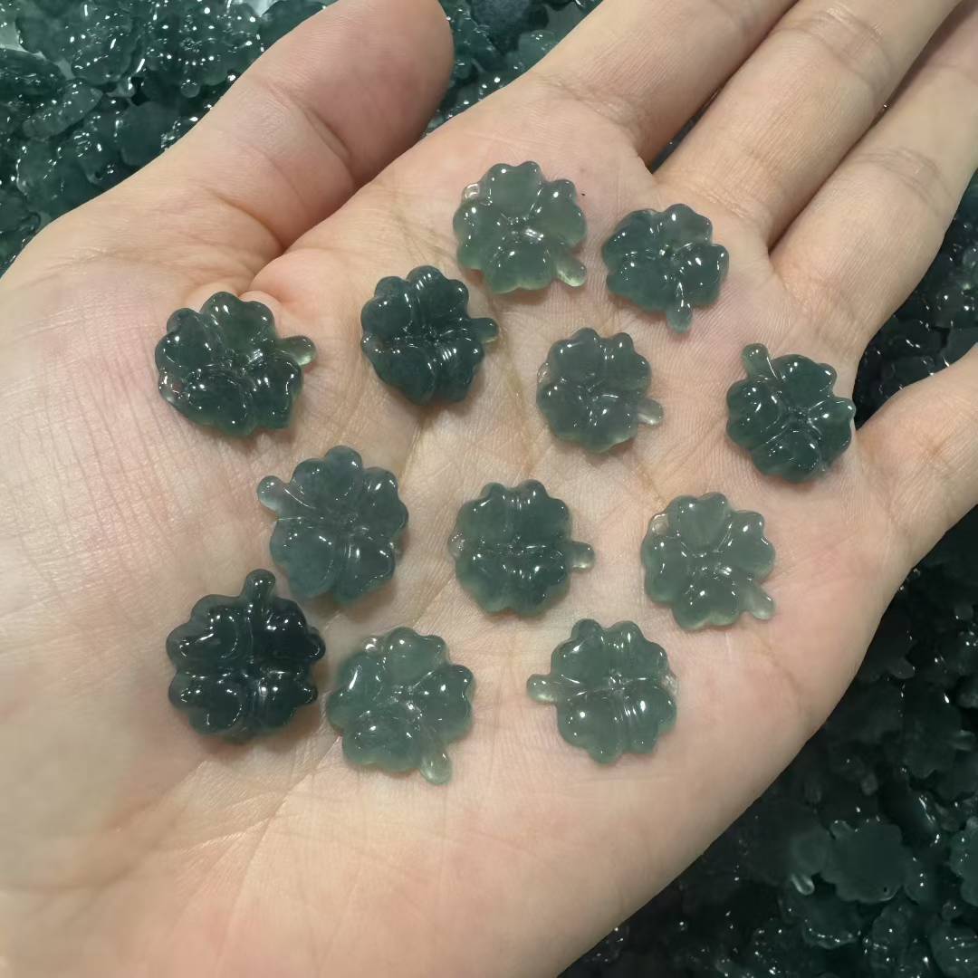 Jade Pendant Jewelry Jade Dragon Brand Buddha Guanyin Flower Pieces a Goods Safety Buckle Wholesale Live Broadcast Douyin