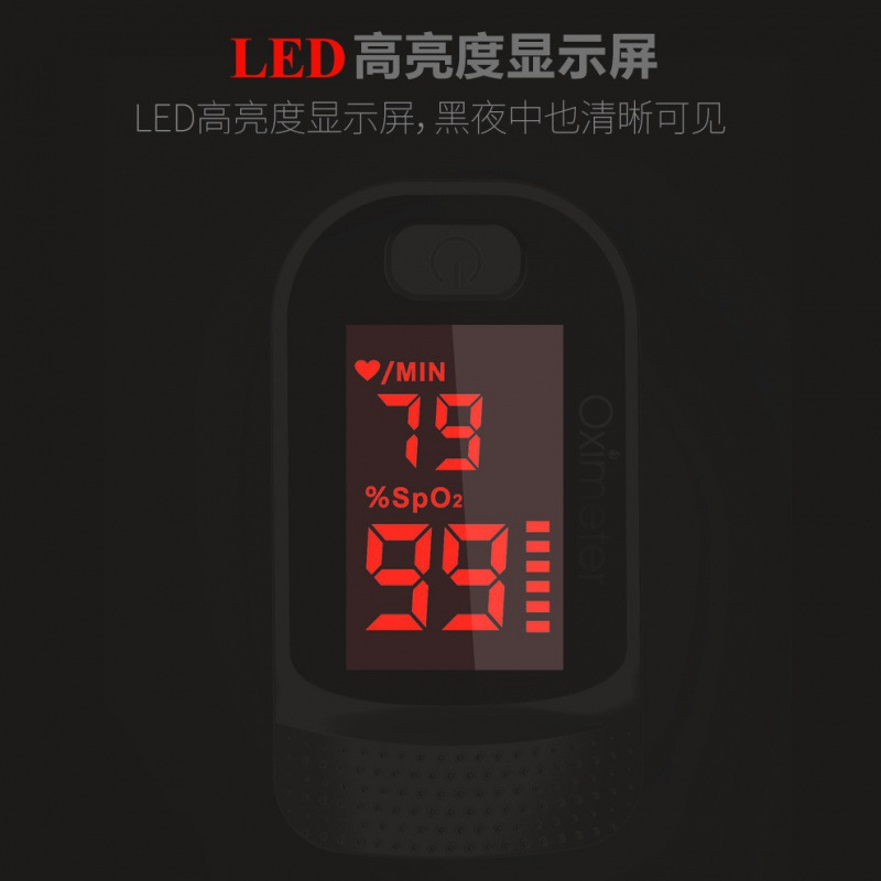 CE FDA Finger Clip Oximeter Heart Rate Meter Respiratory Rate Finger Pulse Oximetry Monitor