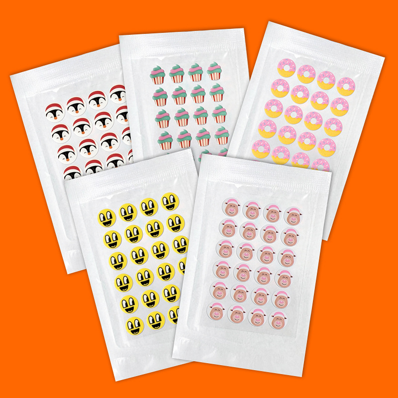 Manufacturer's Ready-Made Cartoon Acne Patch Pe Bear 24 Cat Claw 36 Pieces Special-Shaped Acne Patch with Bag Cross-Border Amazon