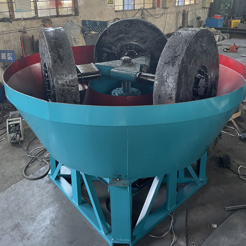 Qishun Mining Equipment Manufacturer Small Mercury Mixing Pump Gold Electric Roller Metal Rock Gold Mine Gold Extraction Wet Roller