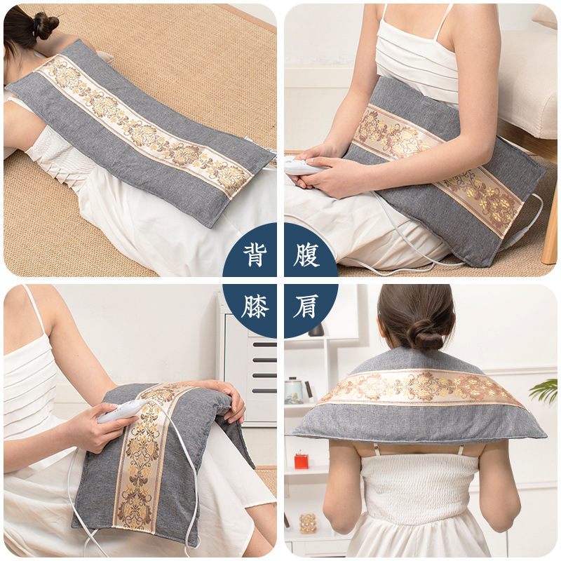 Sea Salt Pack Hot Compress Bag Electric Heating Household Whole Body Hot Compress Coarse Salt Physiotherapy Bag Waist Protection Moxibustion Salt Pack Hot Compress Bag