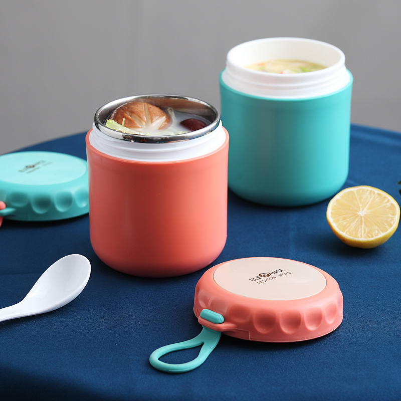 304 Stainless Steel Insulated Soup Cup, Sealed Leak-proof Water Cup, Personalized Soup Can Cup, Multi-functional Gift Wholesale logo