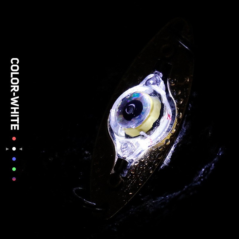 Weihe Sports Rotating One-Eyed Fish Luring Lamp Fish Collection Lamp Digital Light-Emitting Led Underwater Lure Bait Lamp Wholesale