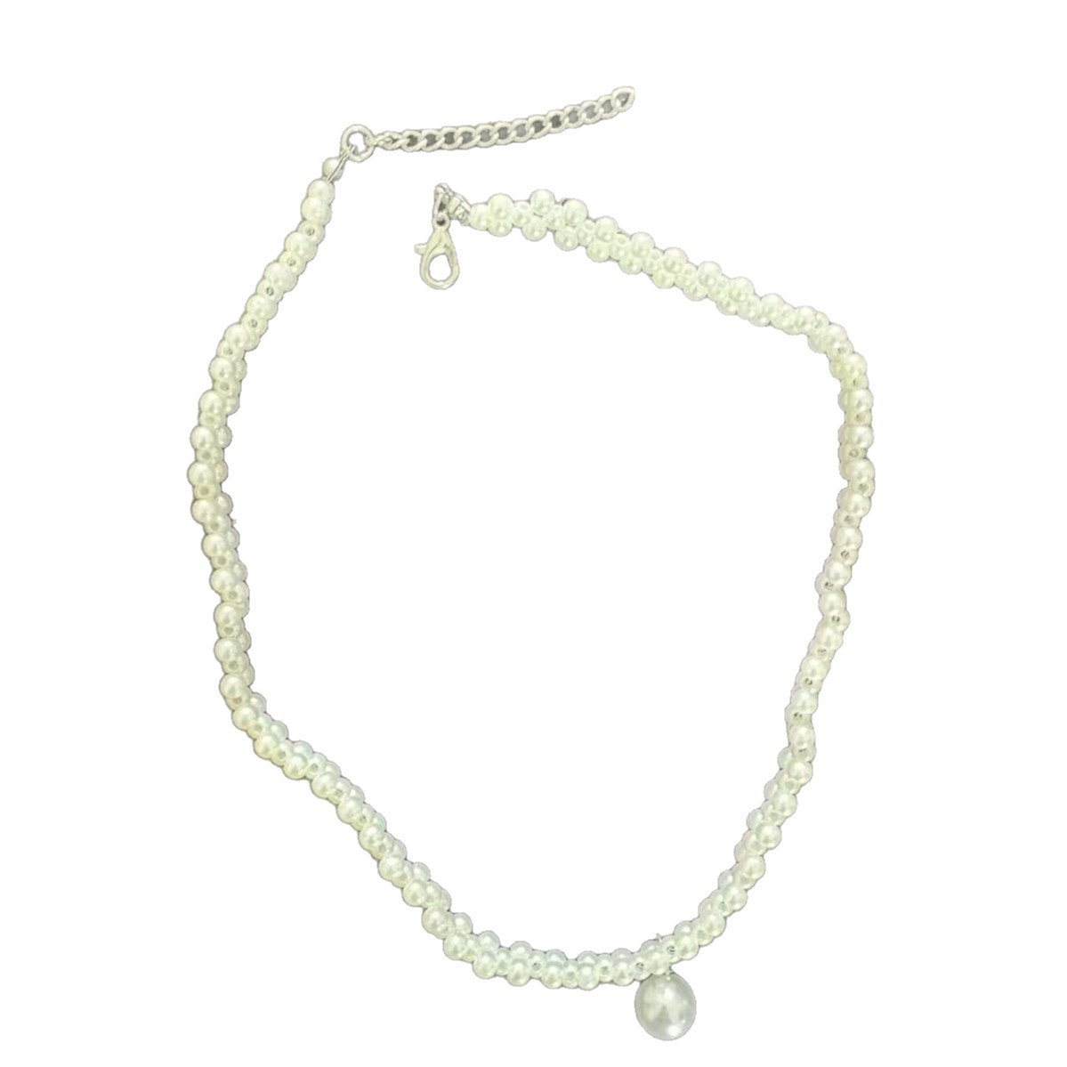 Pearl Braided Choker Necklace 2025 New Japanese and Korean Design Clavicle Chain Fashionable Stylish Summer Women's Model