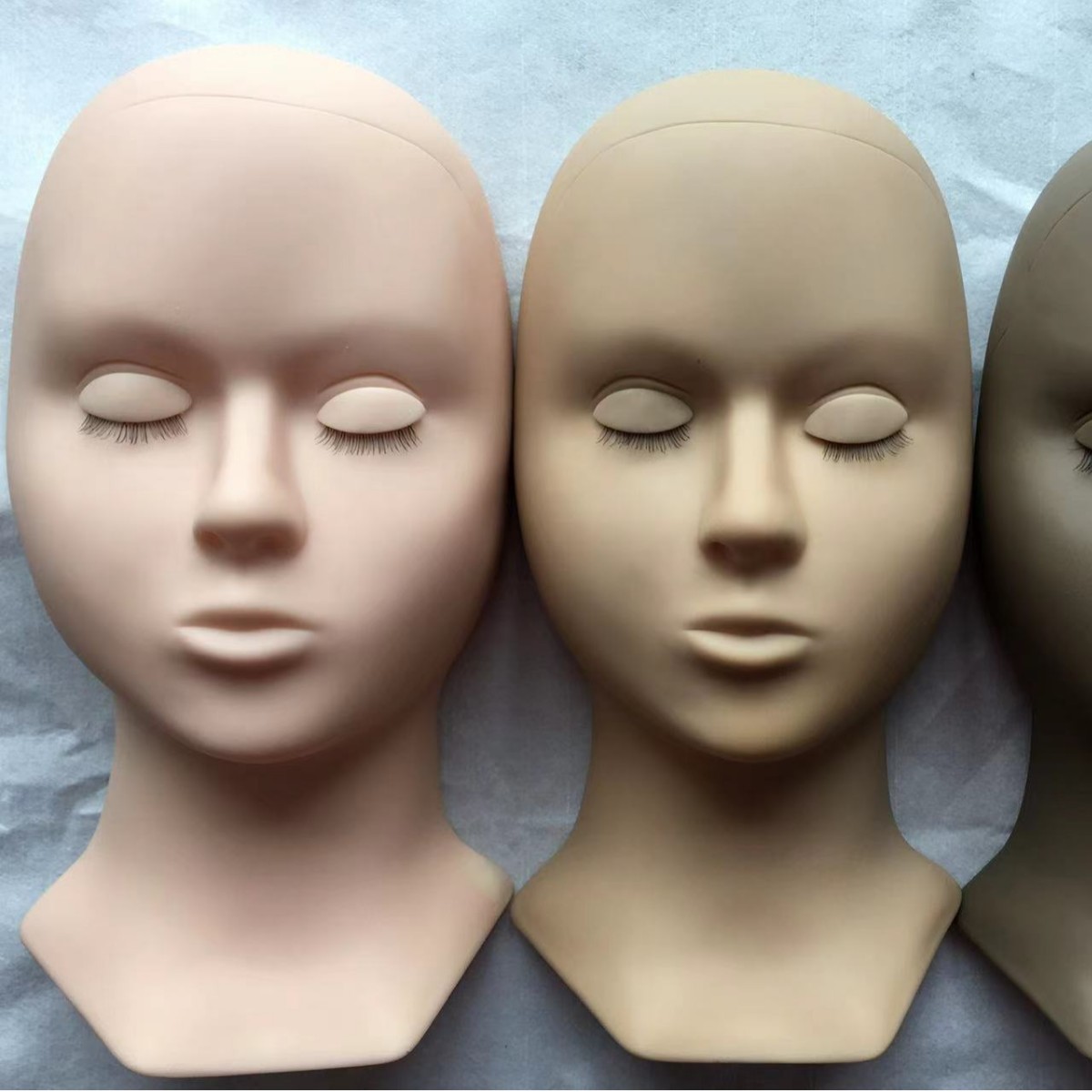 Силиконовая форма для глаз с заменяемыми головами, может заменять наращенные ресницы по желанию