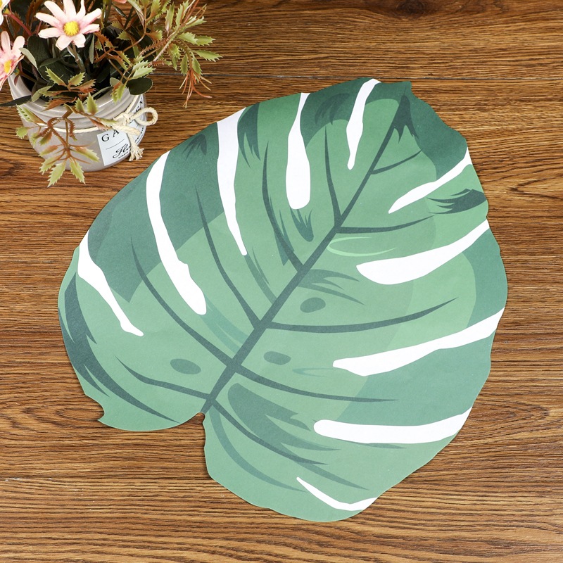 Special-shaped Pollen Dining Table Paper Kidsren's Disposable Cartoon Sunflower Paper Placemat Table Mat Primary School Student Tablecloth