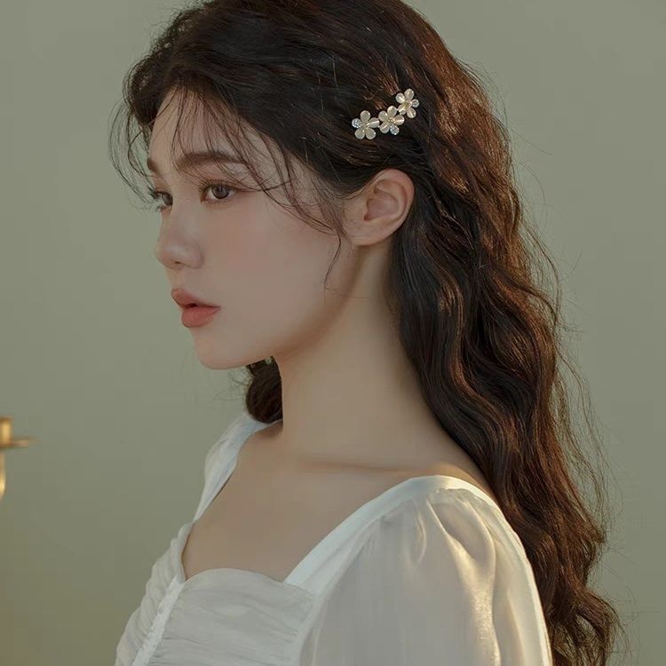 Hairpin for Women with Bangs, Pearl Hair Clip, Hair Accessory 2023 New Model, Side and Forehead, Adult Single Bar