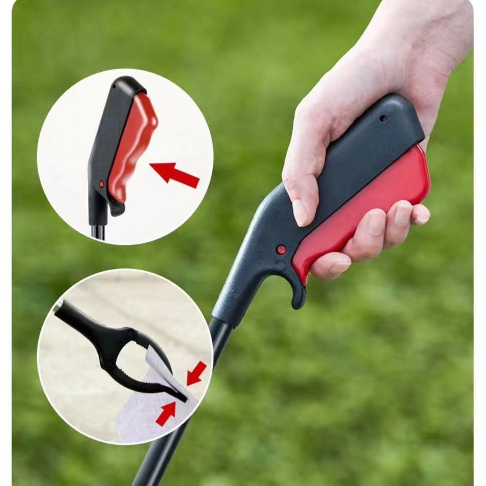 Multifunctional Sanitation garbage clip iron rod garbage pick-up device high-altitude pick-up device cleaning supplies garbage clip clothes pole