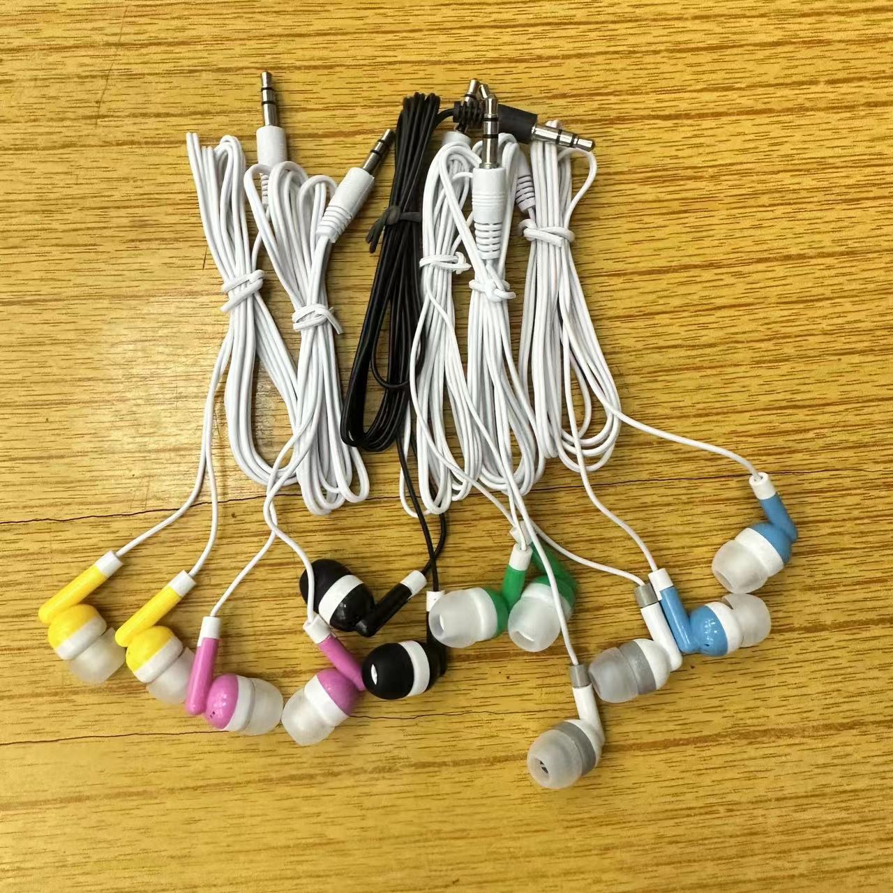 Cross-Border In-Ear Colorful Headphones, Multi-Color Earbuds for Students, Mp3 Music Headphones, Color Models, 3.5mm Universal