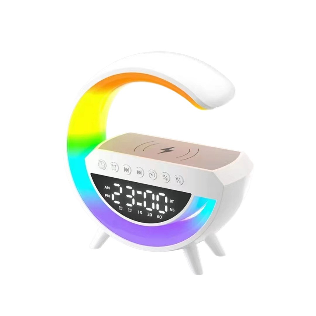 3401 wireless blue mini version audio charging atmosphere alarm clock night light birthday gift intelligent high sound quality