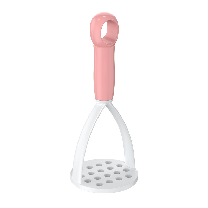 Manual Potato Masher Baby Food Supplement Kitchen Tool for Crushing Purple Sweet Potato and Potato into Puree