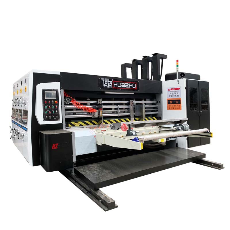 Complete Set of Carton Making Machine and Equipment, Carton Factory Fully Automatic Printing Machine, Ink Printing Slotting Round Pressing Equipment