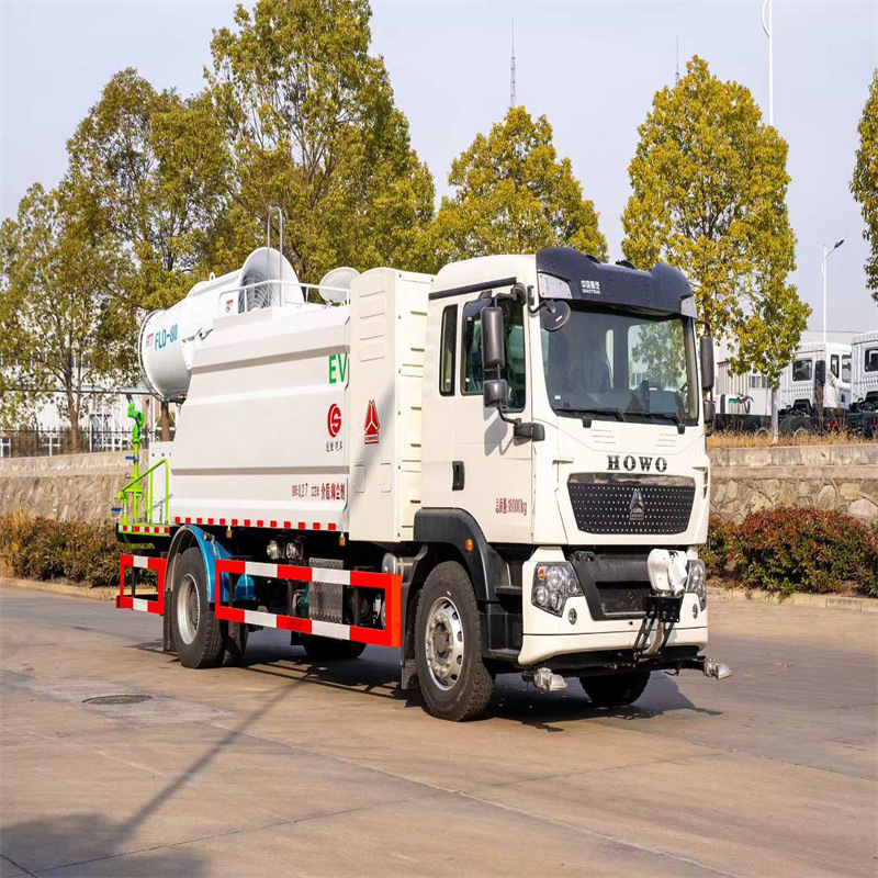 8-Cubic Multifunctional Dust Suppression Truck Equipped with 50m Fog Cannons to Suppress Dust and Purify Air Quality with Strong Power and Long Range