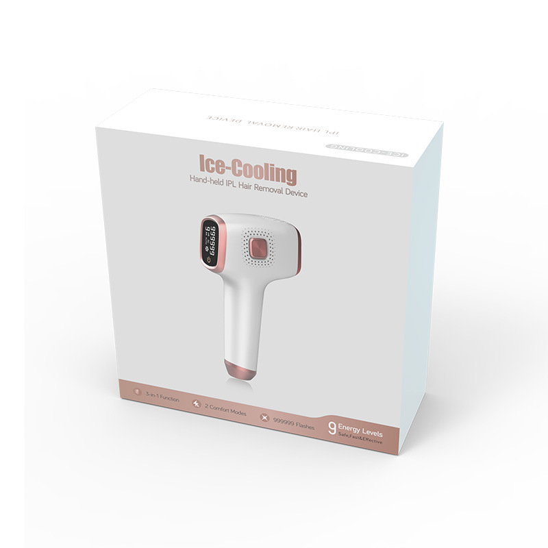 Foreign Trade Touch-Screen Handheld Three-In-One Pulse Hair Removal Device, High-Energy Freezing Point Laser Hair Removal Device, Painless Skin Rejuvenation