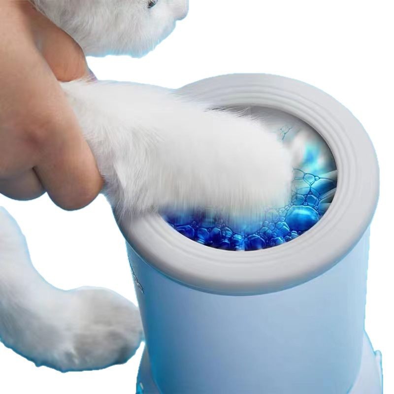 Cross-border explosions pet foot washing cup intelligent automatic dog cat cleaning paw cleaning pet cleaning equipment