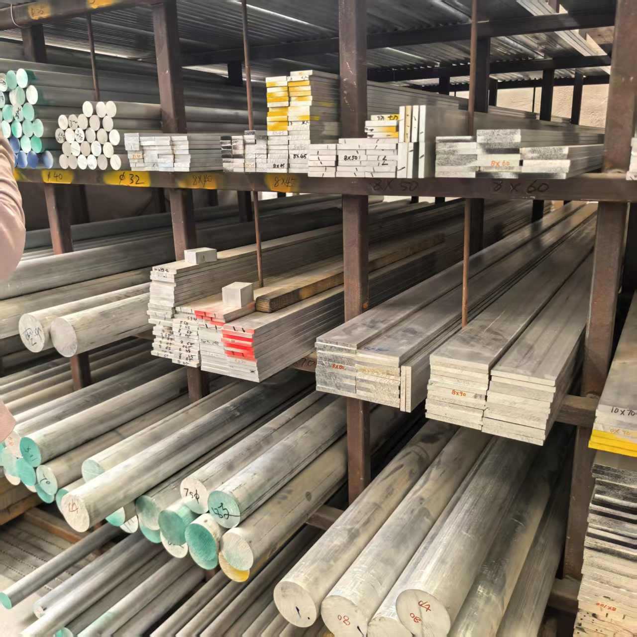 Manufacturer 6061 Aluminum Rod Large Diameter Extrusion 7075 Aluminum Rod Round Rod Zero Cut 6061t6 Solid Industrial Aluminum Rod 2A12