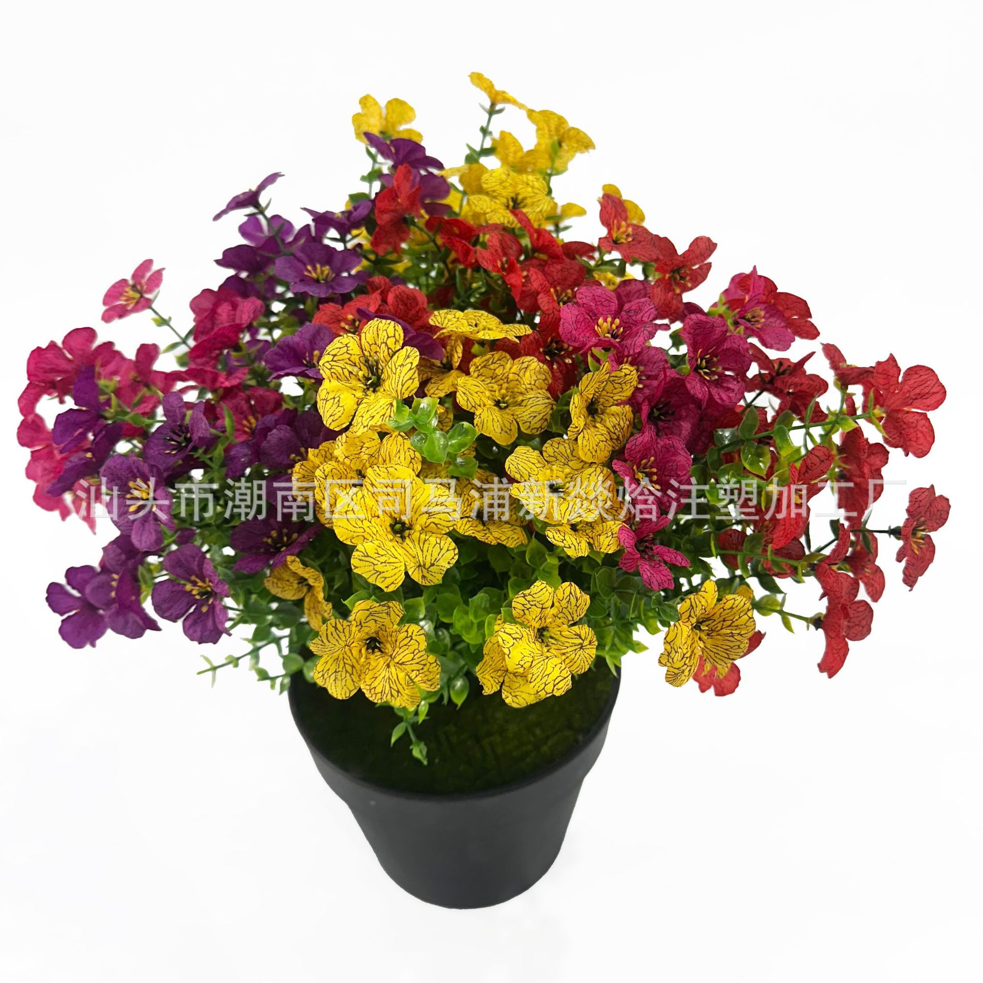 Amazon 7-Prong Eucalyptus Artificial Green Plants and Flowers, Holiday Home Flower Arrangements and Landscaping DIY Decoration, Cross-Border Wholesale