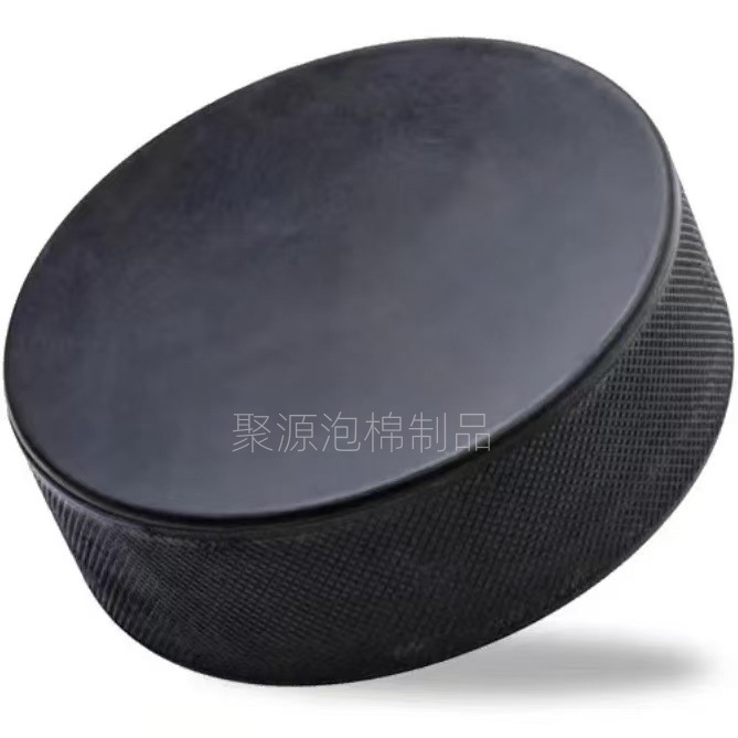 Pu Foam Colorful Ice Hockey Stress Relief Toy Polyurethane Solid Foam Rubber Hockey Training Competition Ice Hockey Now Available