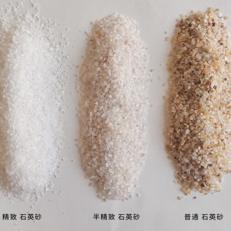 Supply of Water Treatment Quartz Sand Filter Material, Lawn Filling, Sandblasting and Rust Removal, Quartz Sand Particles, High Silicon Quartz Sand