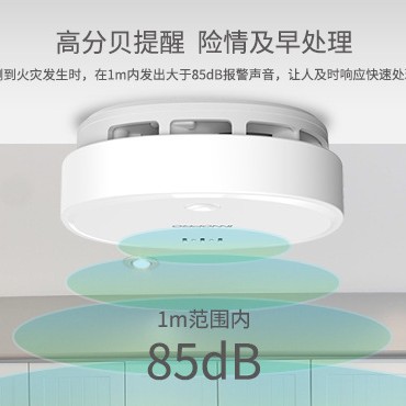 New National Standard Smoke Alarm Tuya Zigbee Home Fire Wireless Smoke Alarm Detector