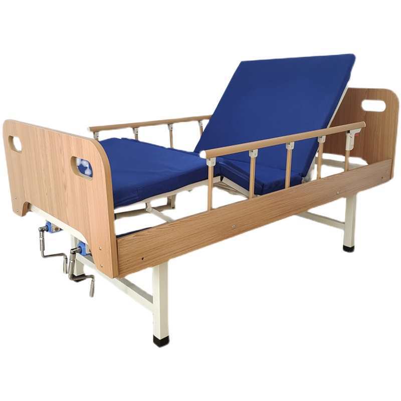 Wooden Nursing Bed for Elderly Apartments, Nursing Homes, Day Care Centers, Suitable for Aging Elderly, Solid Wood Care Self-Care Bed
