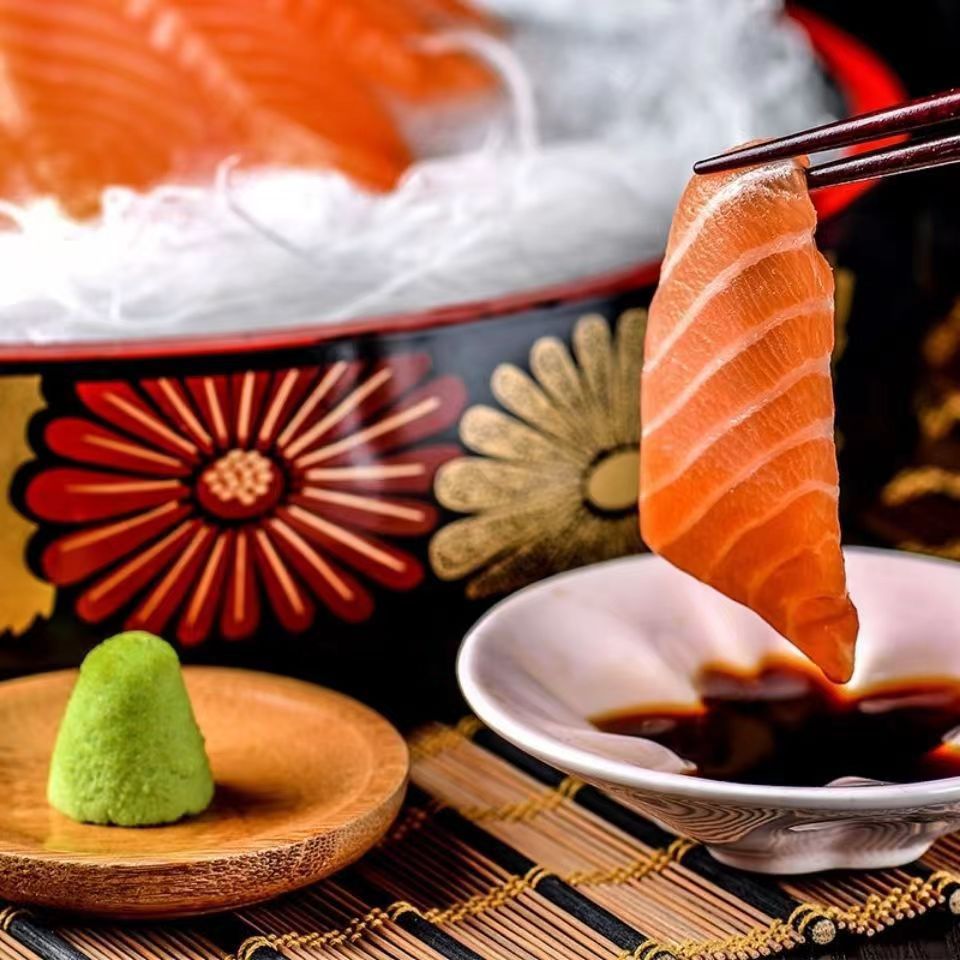 Huaitian green mustard whole Box 100 pieces 43g * 100 pieces Japanese mustard sauce Sushi Sashimi spicy root sauce