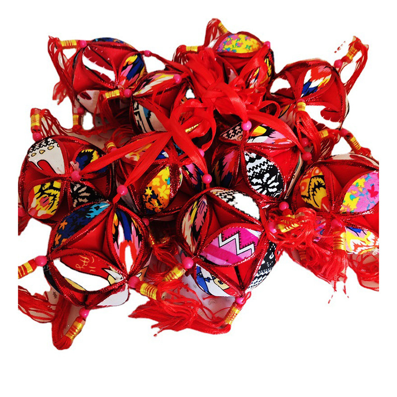 Guangxi Zhuang Ethnic Hydrangea March 3 Zhuang Hydrangea auspicious pendant flower cloth Hydrangea crafts wholesale