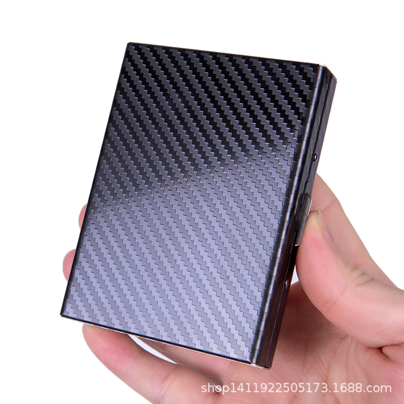 Factory leather cigarette box men's portable 20 thick and thin dual-use cigarette box metal protective box wholesale Y-31