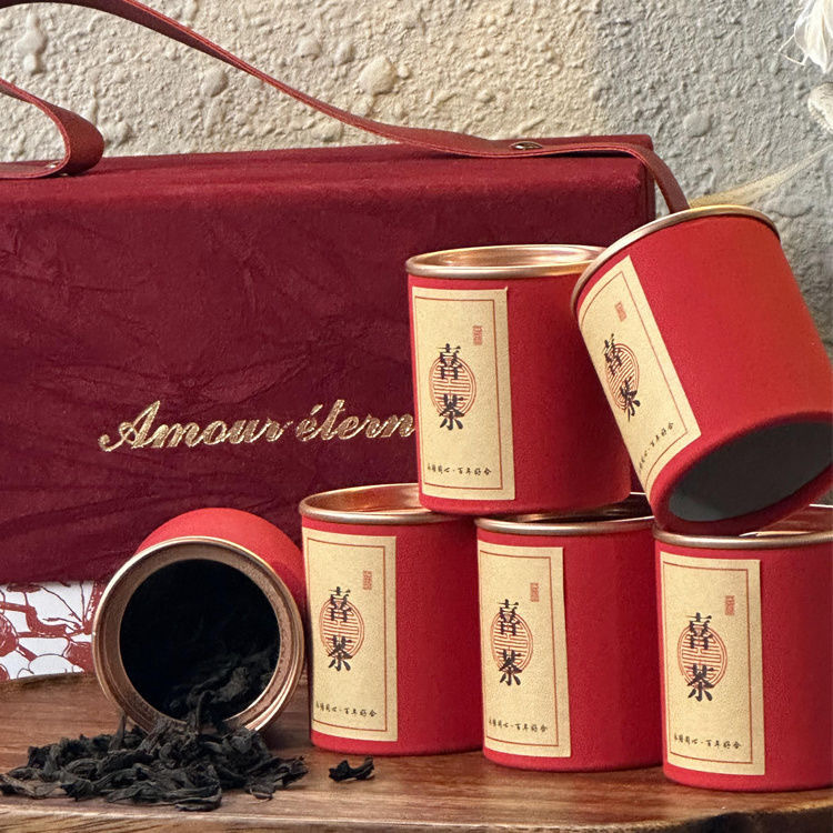 Hitea Wedding Wedding Bridesmaid Souvenir Tea Decoration Black Tea Small Gift High-End Practical Item Dahongpao