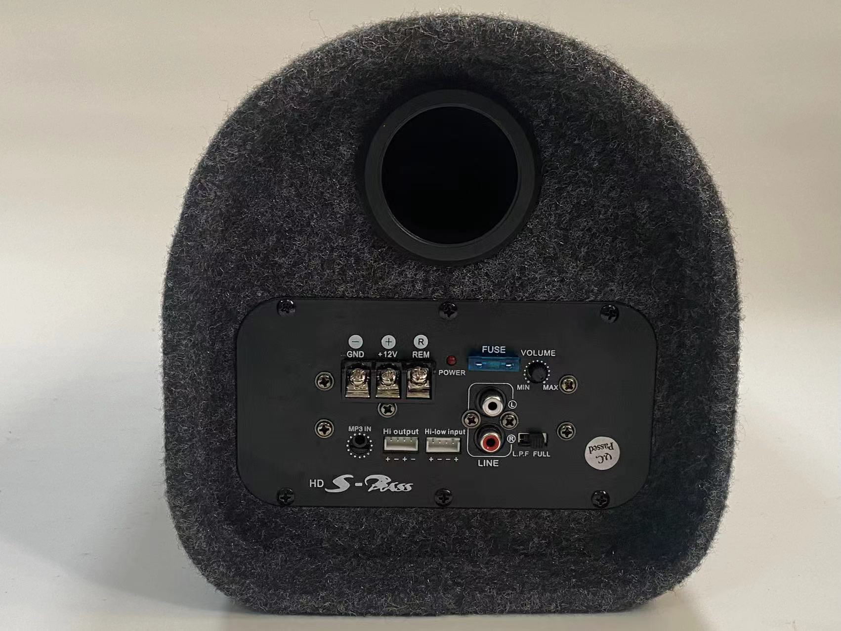 Factory direct Car Subwoofer 12v tunnel-shaped active car audio modified high-power subwoofer