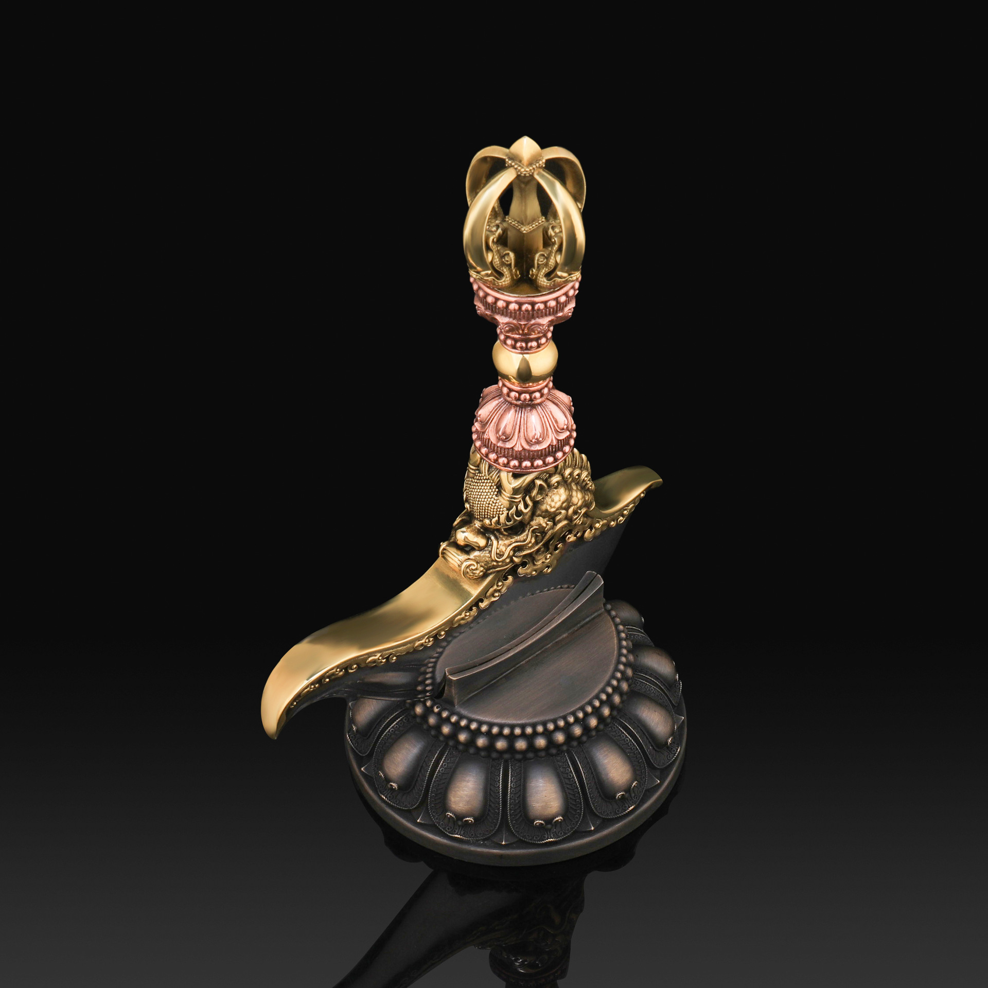 Xizang King Kong Knives Xizang Dedorings Nepal Dedorings Upper Copper Lower Iron Diamond Pestle Ornaments