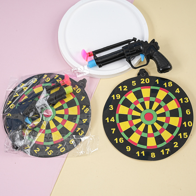 Children's Parent-Child Toys Soft Bomb Launcher Gun Sucker Puzzle Toy Gun Parent-Child Interactive Outdoor Activities Cheap Toys